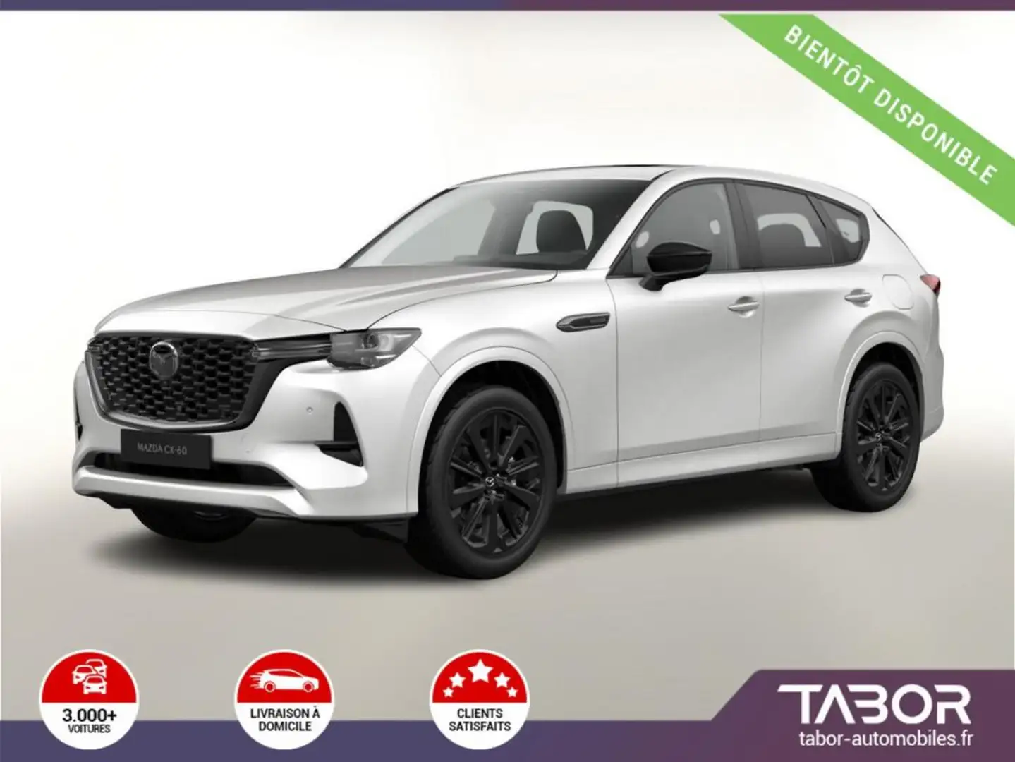 Mazda CX-60 3.3 e-SKYACTIV D 200 Homura Pano Blanc - 1