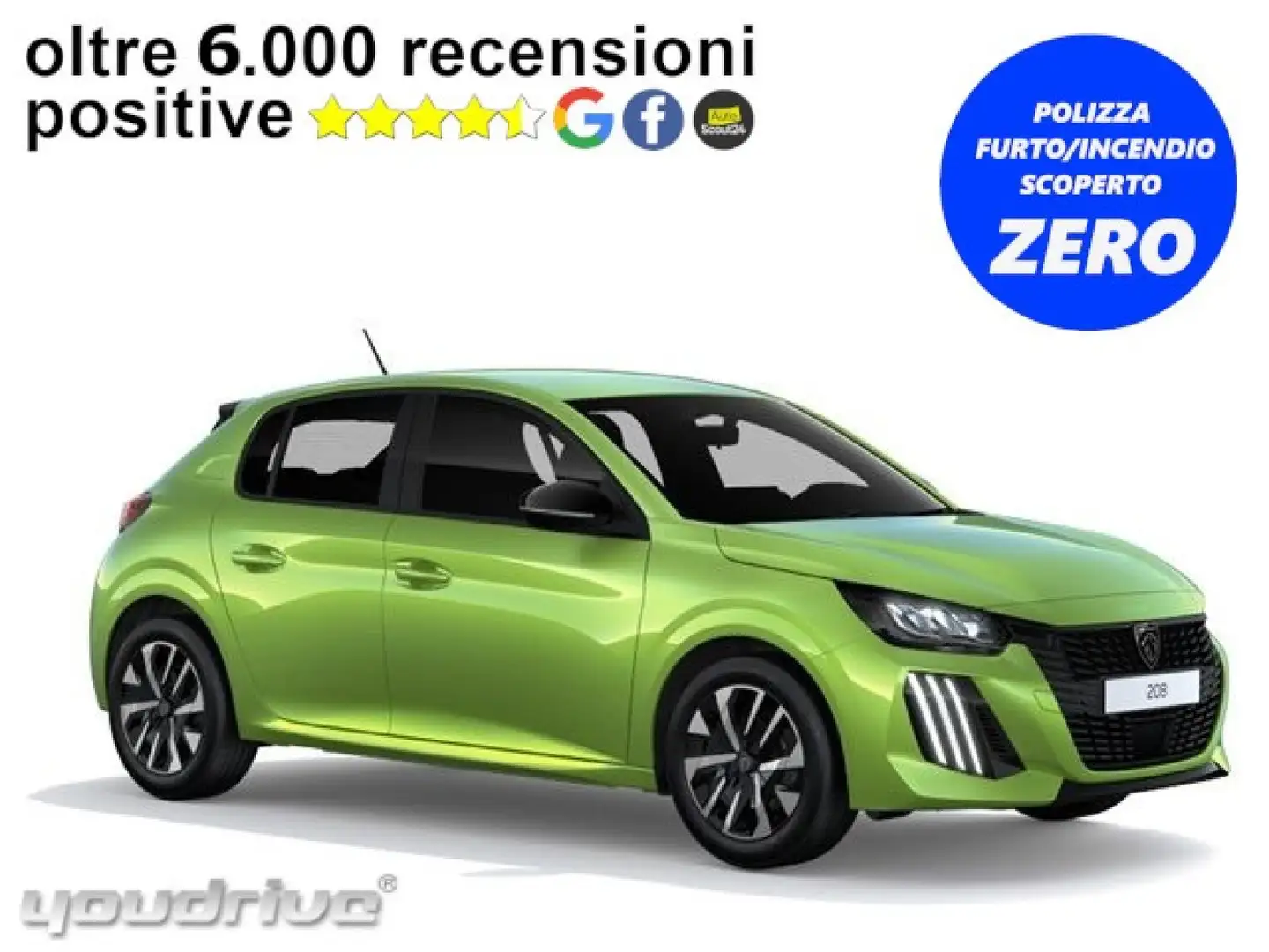 Peugeot 208 PureTech 75 Stop&Start 5 porte Style Green - 1