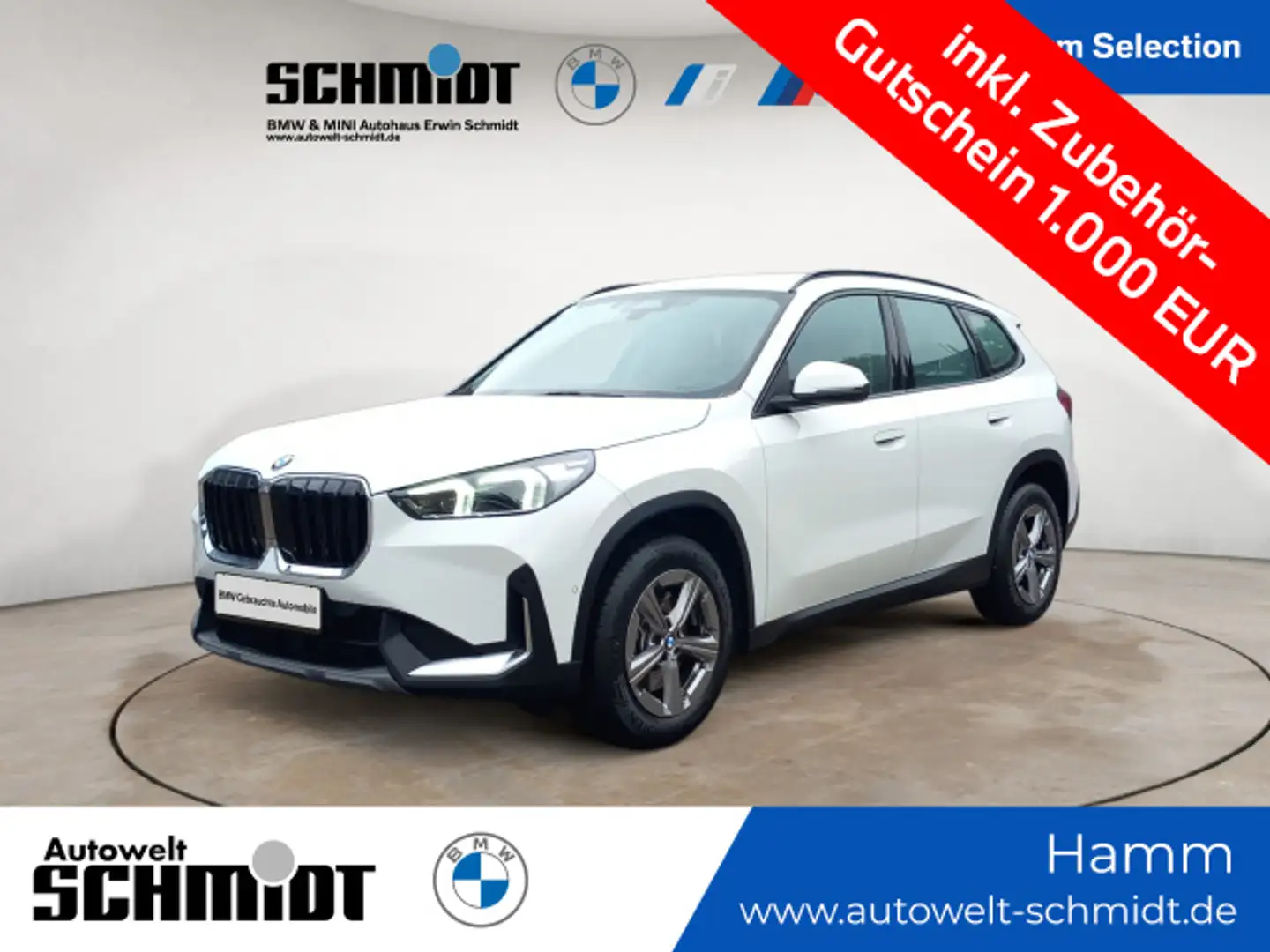 BMW X1 sDrive20i / NP= 49.130,- / AHK / Premium / Blanco - 1