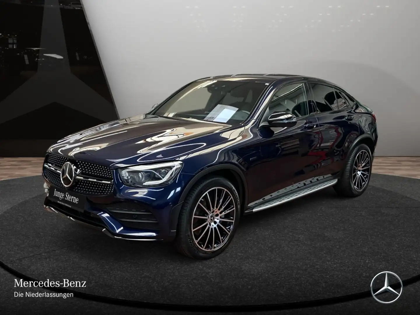 Mercedes-Benz GLC 300 e Coupé 4M AMG+NIGHT+360+AHK+MULTIBEAM+9G Blau - 2