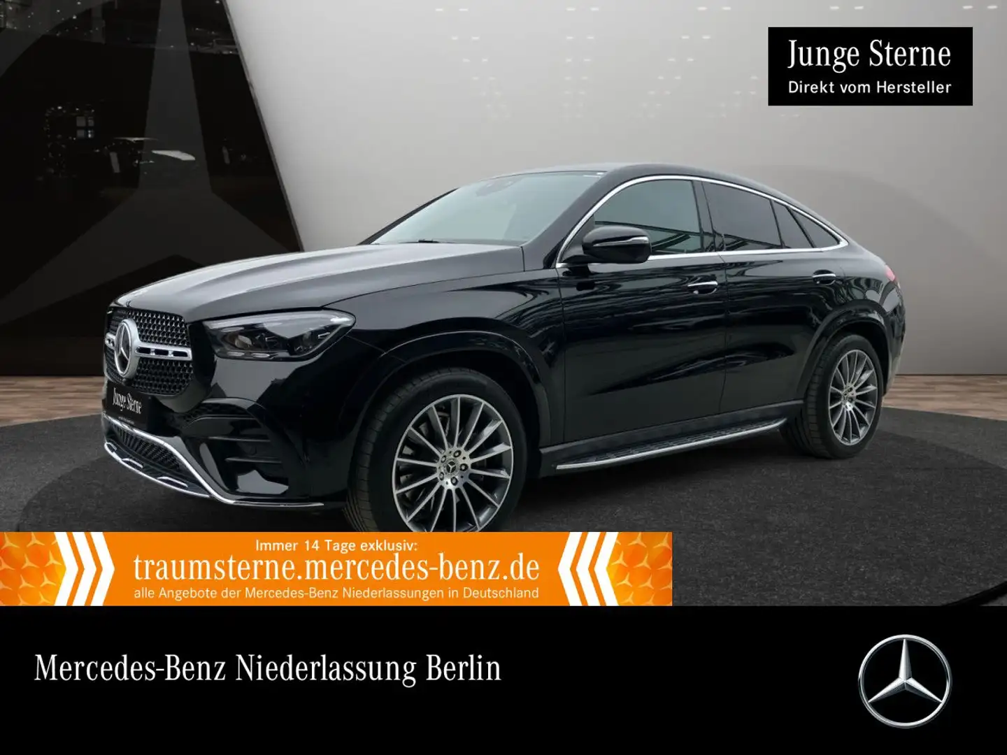 Mercedes-Benz GLE 300 d Coupé 4M AMG+360+AHK+MULTIBEAM+FAHRASS Noir - 1