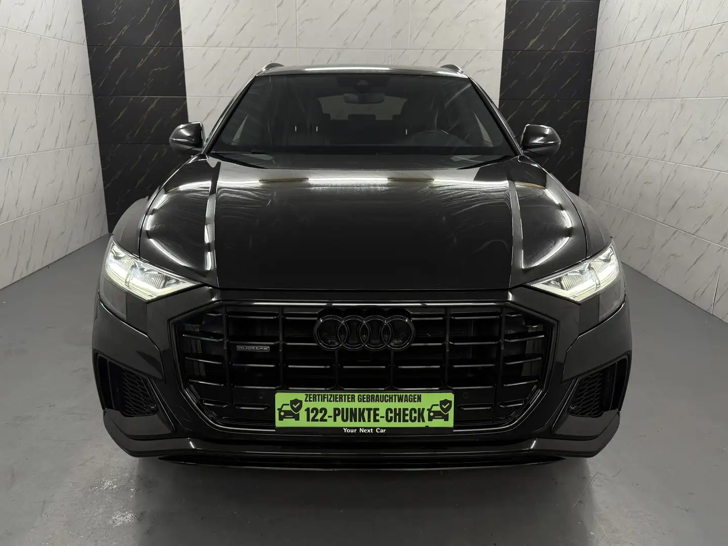 Audi Q8 50TDI quattro+S-Line+AHK+LED+Leder+Pano+Kam Schwarz - 2
