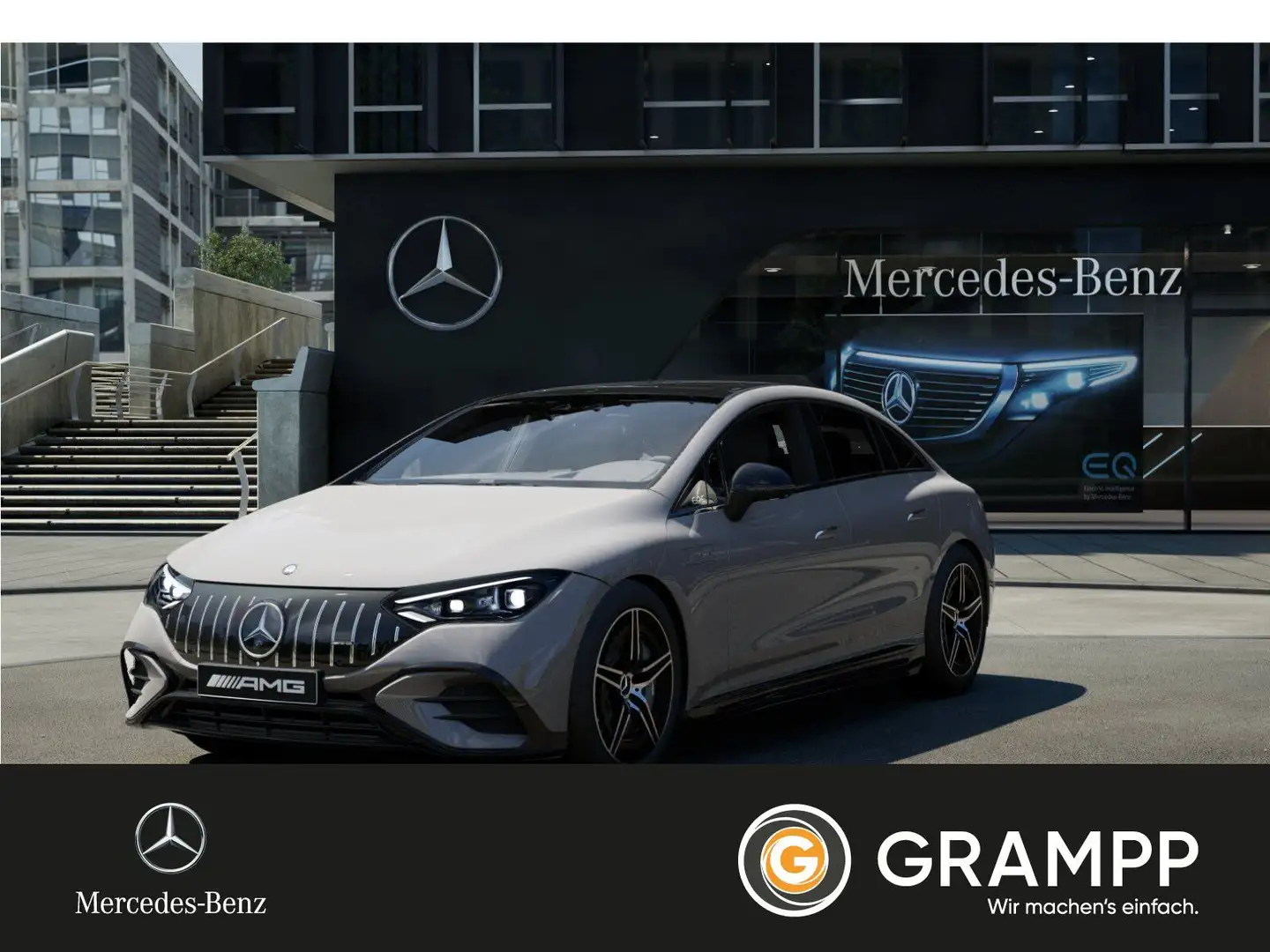 Mercedes-Benz EQE 43 AMG 4M PremiumPlus/Pano/Fahrassi/HUD/Flex Grau - 1