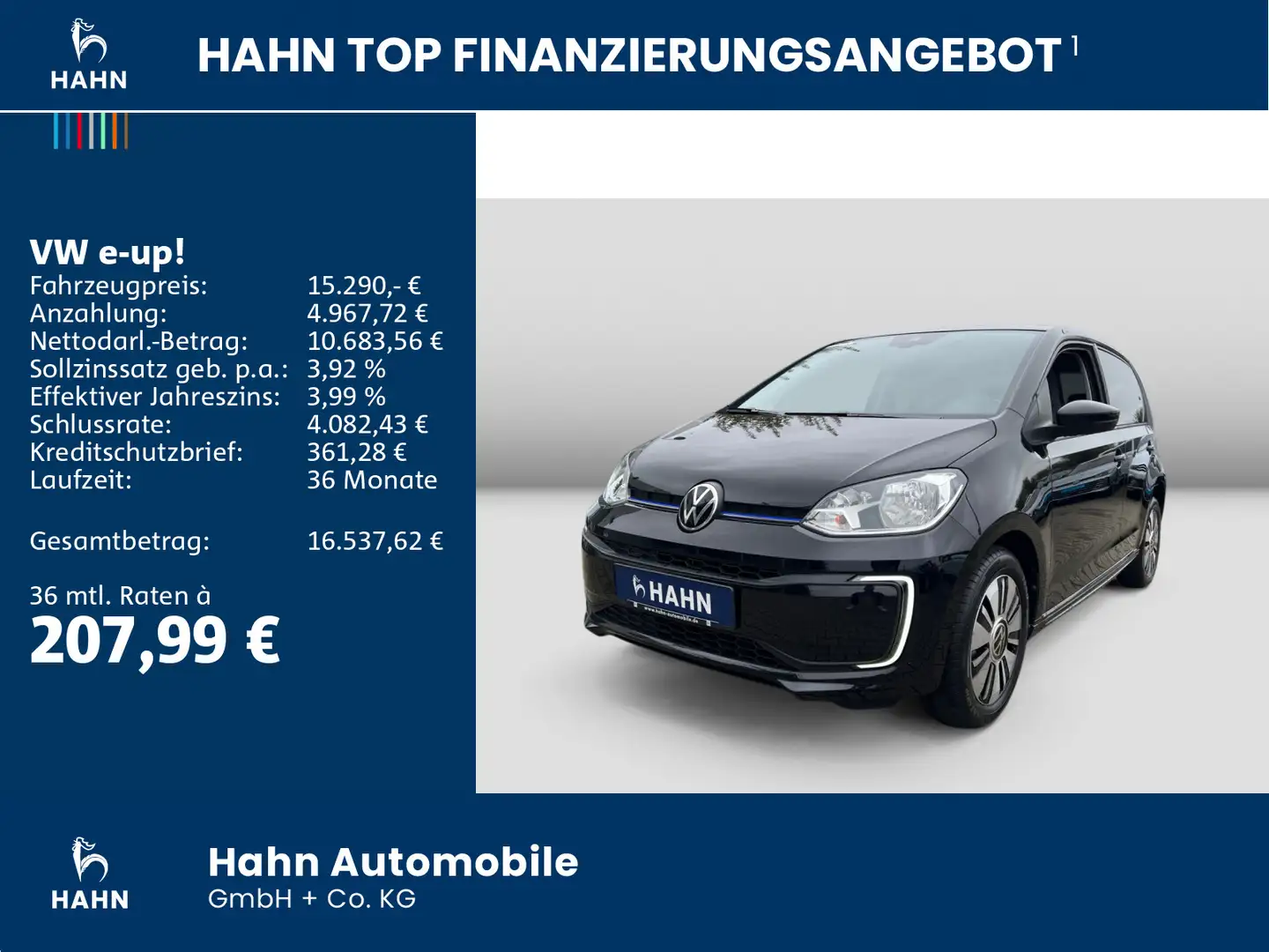 Volkswagen e-up! move up! Style Plus Sitzhzg Cam Climatr LM Schwarz - 2