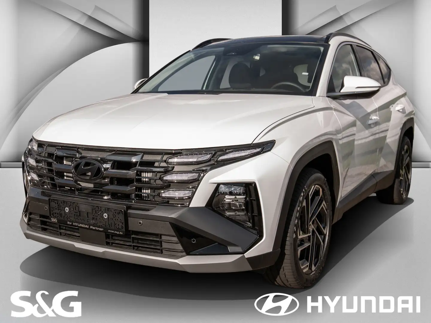 Hyundai TUCSON MildHybrid+NAVI+MATRIX+SOUND+LEDER+SOFORT Blanco - 1