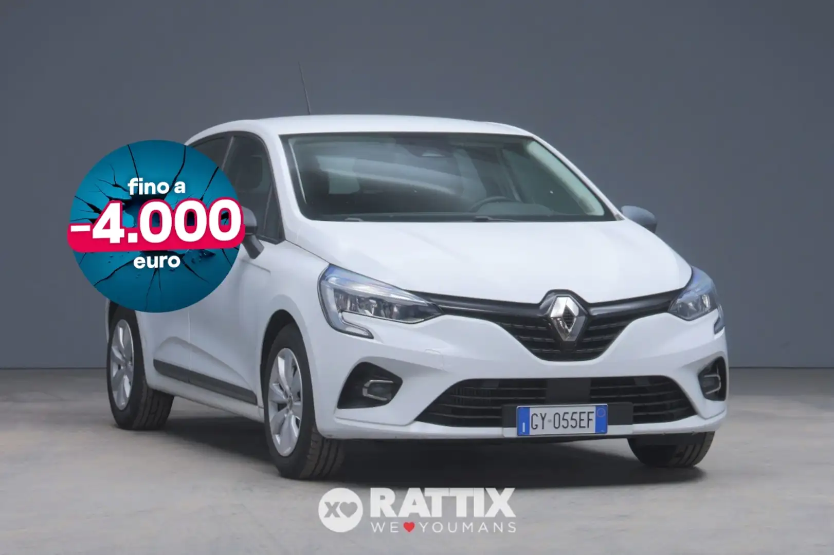 Renault Clio 1.0 TCE GPL 100CV Life Weiß - 1