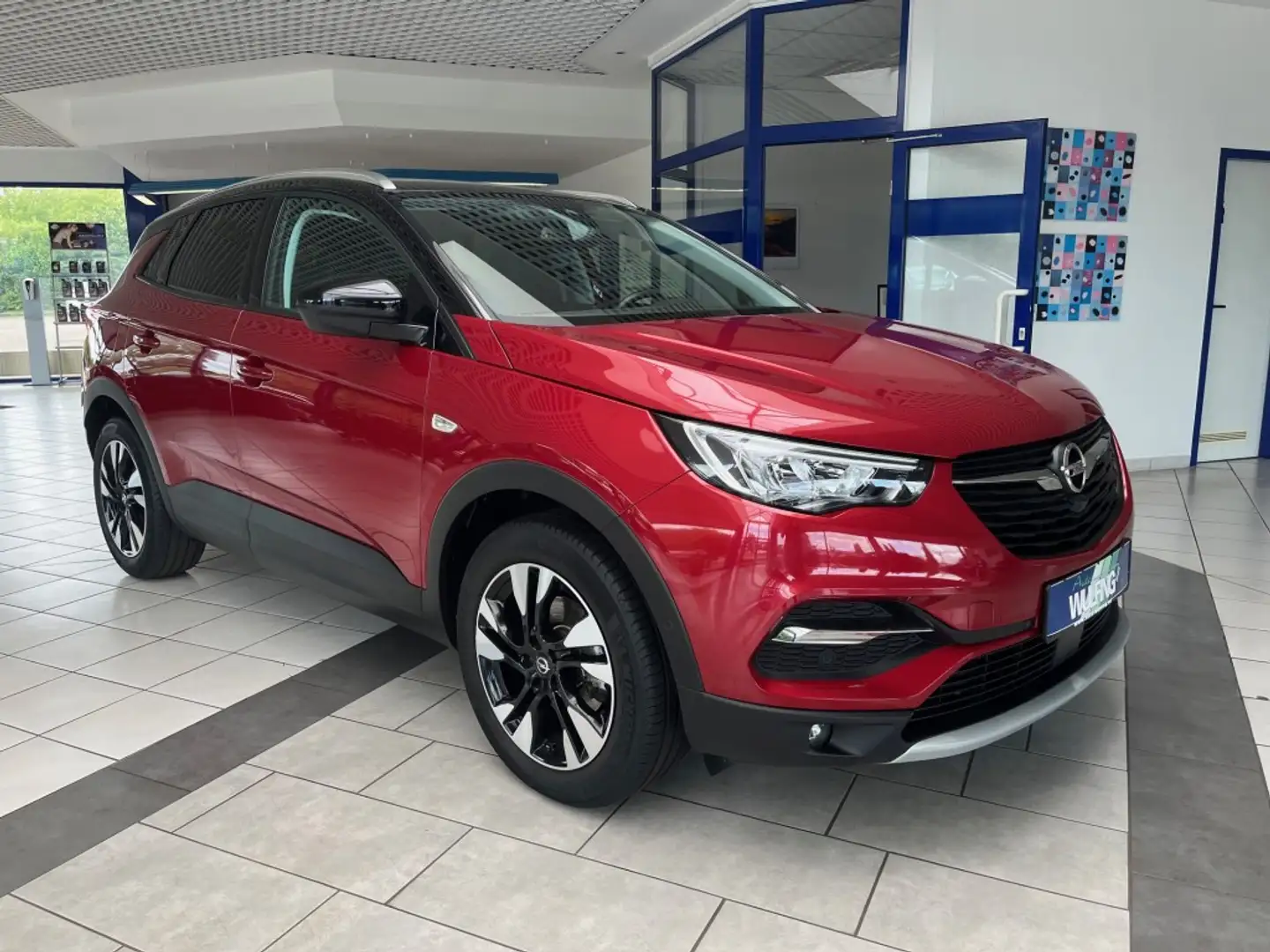 Opel Grandland X 1.6 T Aut. Elegance,AHK,P+G Premium Rouge - 1