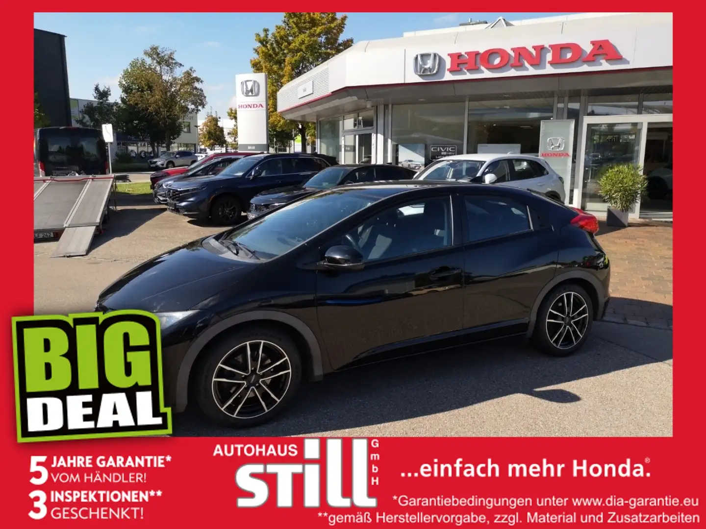 Honda Civic 1.8 Sport Klimaautom.* Kamera* Schwarz - 1