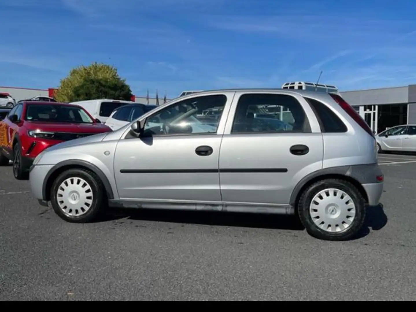 Opel Corsa 1.2 16V Fresh 2 HAND Silber - 1