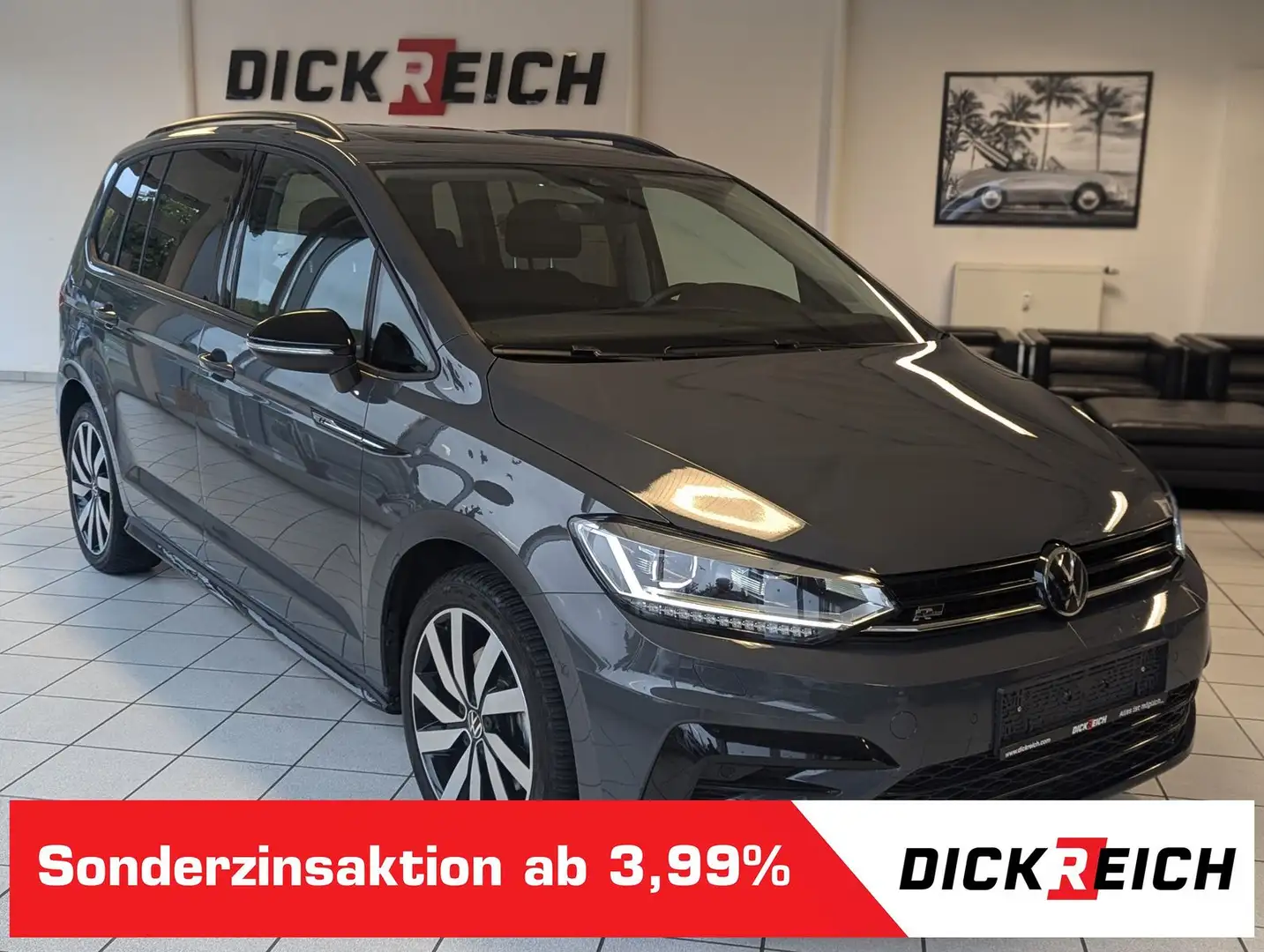 Volkswagen Touran 2.0 DSG R-Line High. Pano 7-Si IQ.Drive A Grau - 1