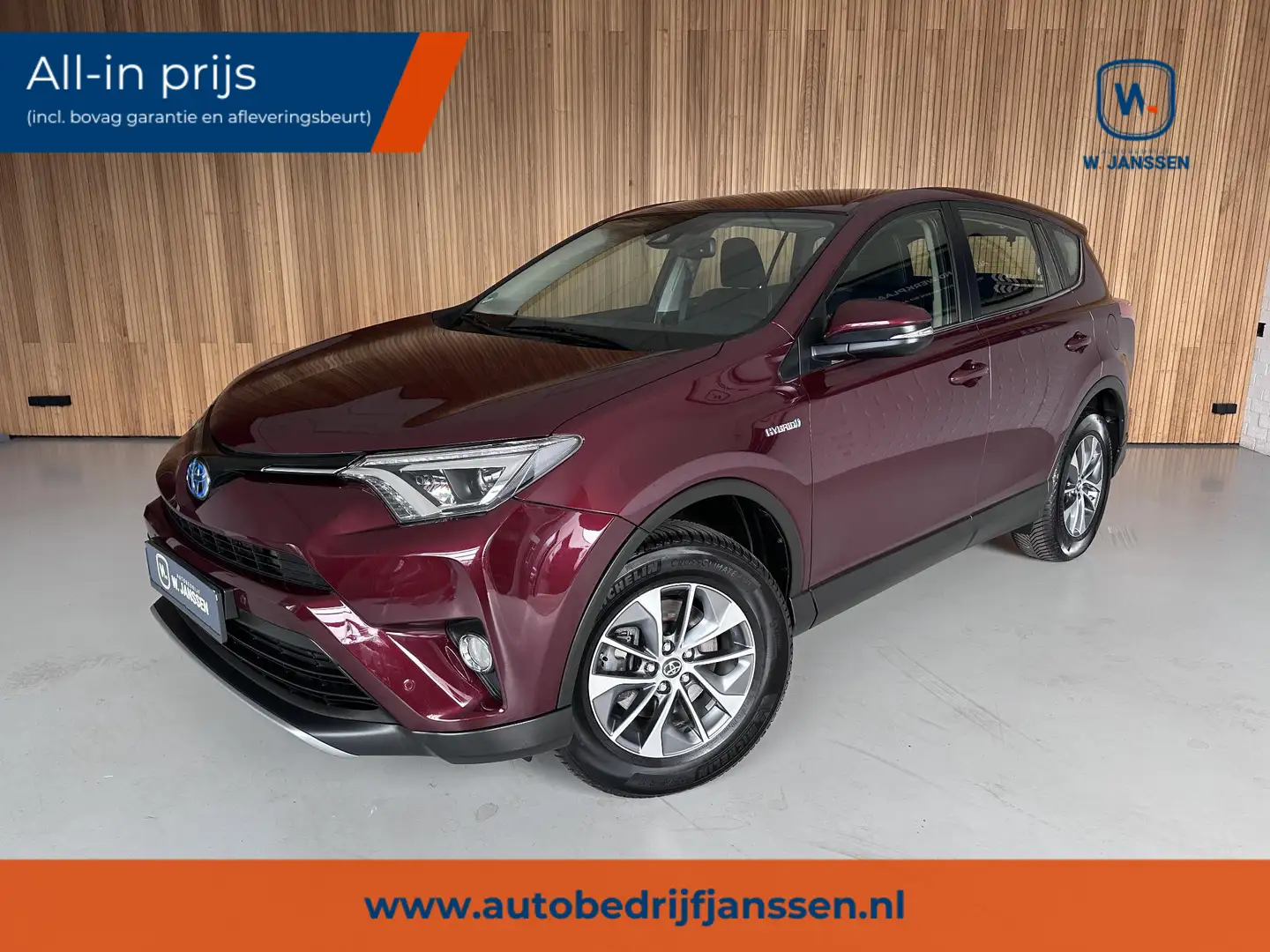 Toyota RAV 4 2.5 Hybrid AWD Style Trekhaak | Keyless | Camera | Rouge - 1