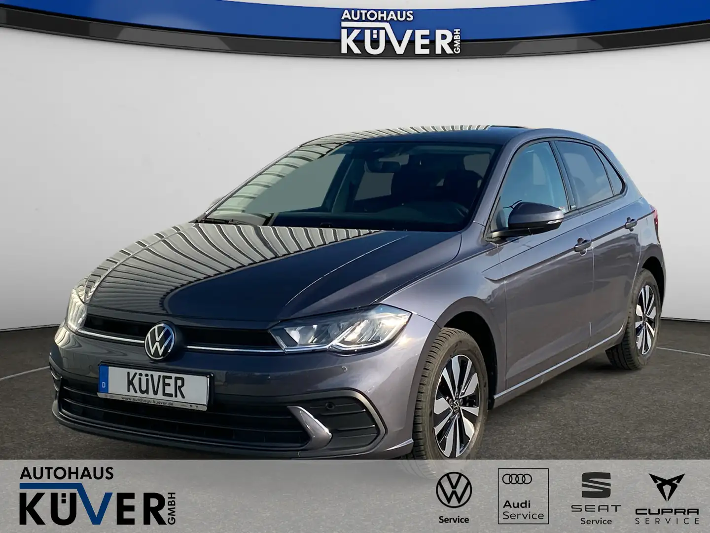 Volkswagen Polo Move 1,0 TSI ACC+LED+Shzg.+Einparkh.+15´´ Grau - 1