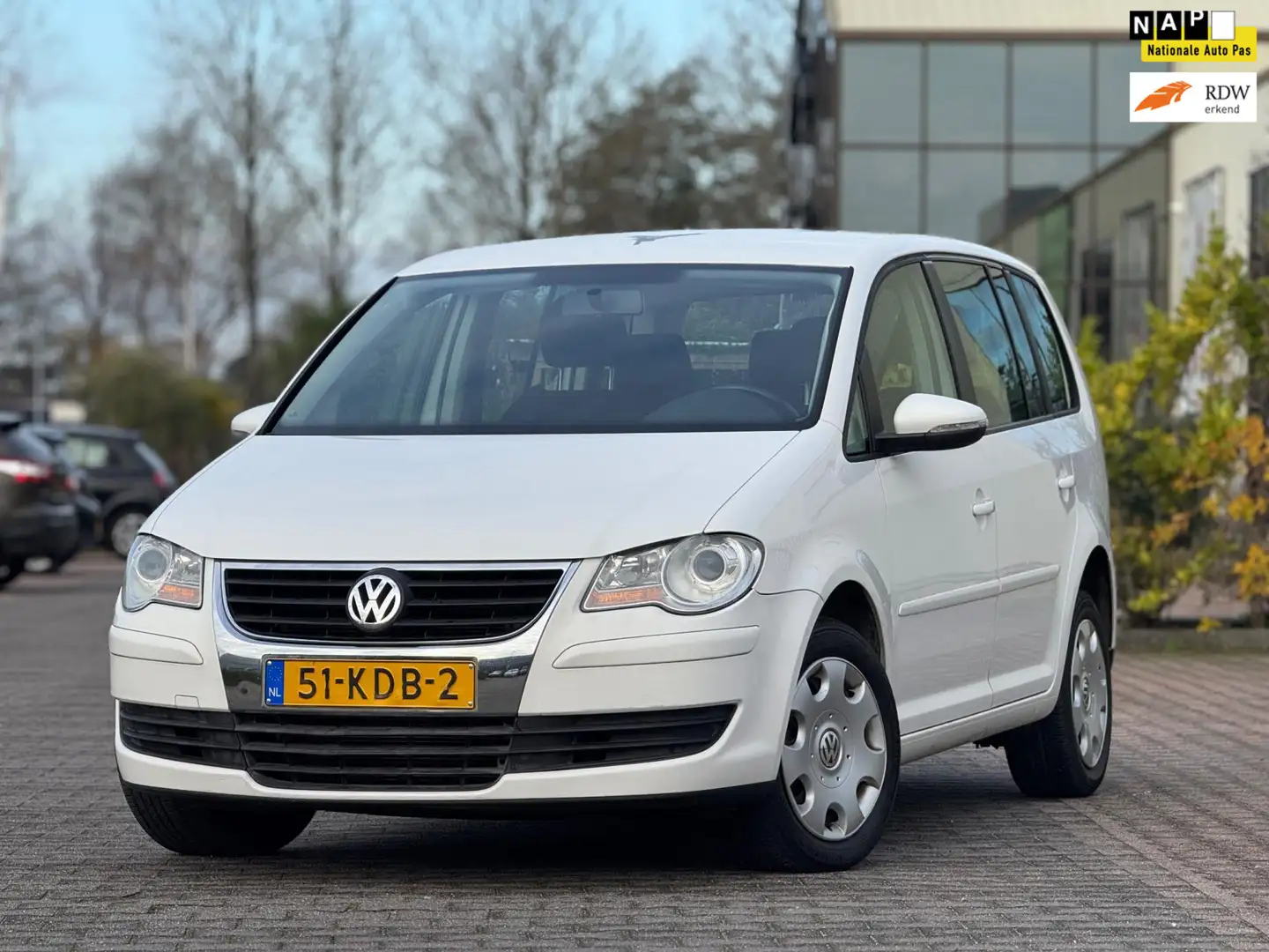 Volkswagen Touran 1.9 TDI Comfortline | Automaat | 1e eigenaar | Par Blanc - 1