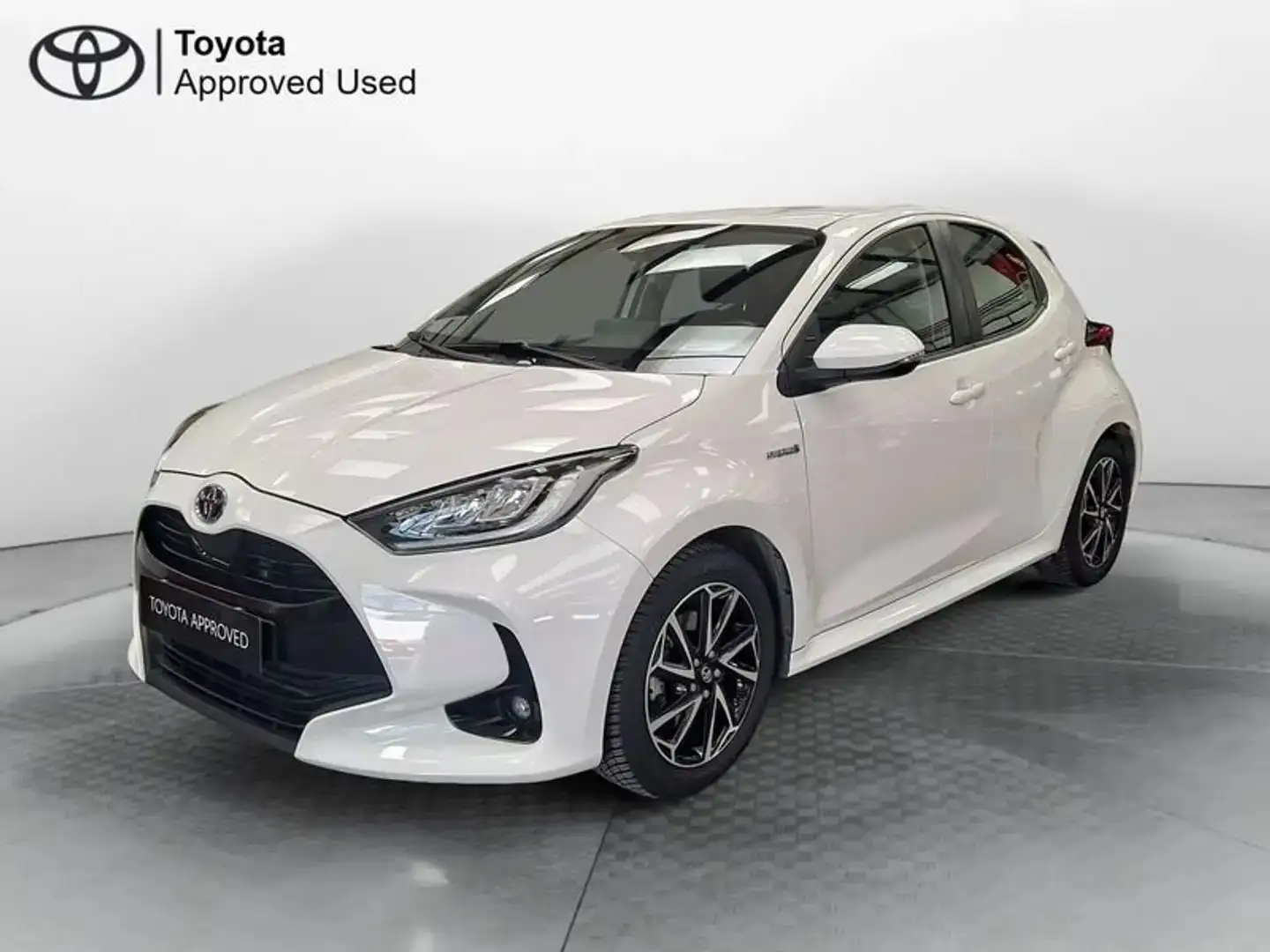 Toyota Yaris 1.5 Hybrid 5 porte Trend Blanc - 1