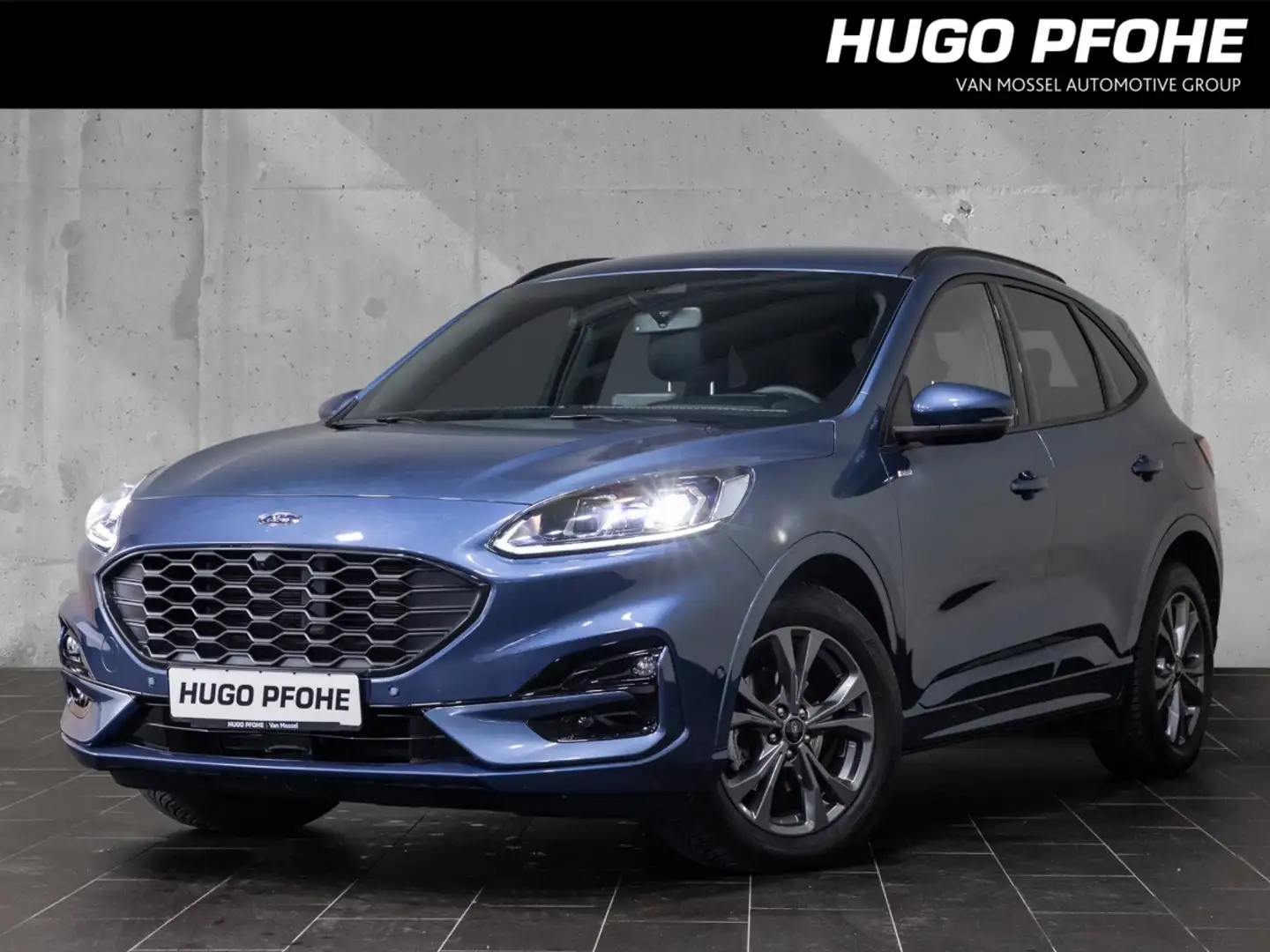 Ford Kuga ST-Line X AHK LEDER ACC KAM NAVI LED WI-PKT Bleu - 1