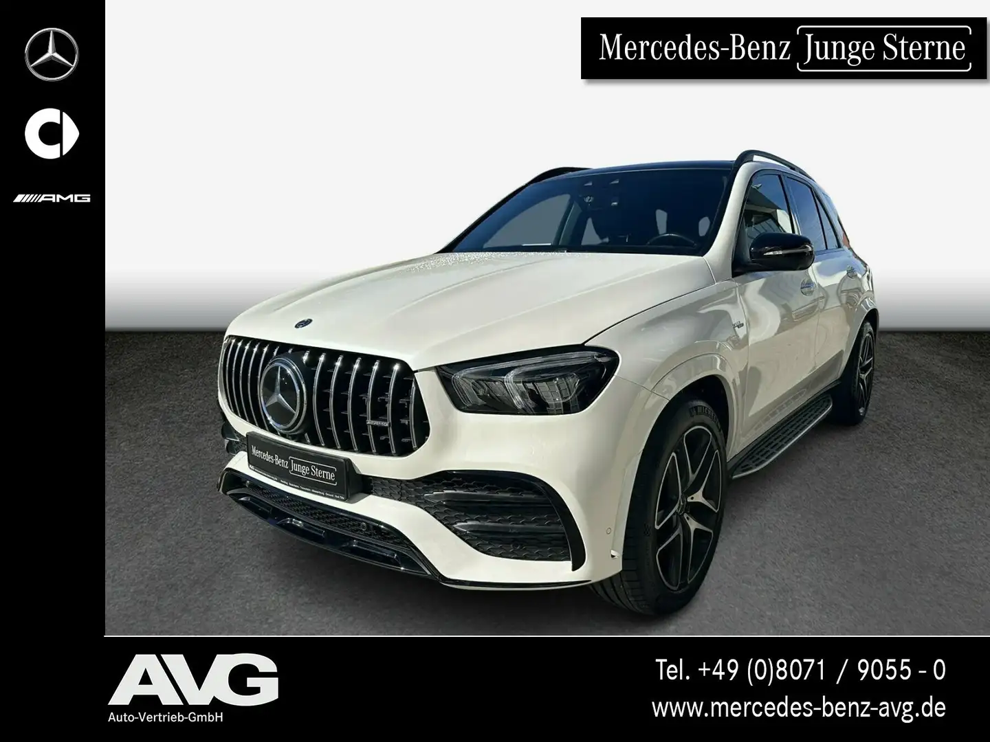 Mercedes-Benz GLE 53 AMG Mercedes-AMG GLE 53 4MATIC+ Pano HUD Distro 360° Weiß - 1