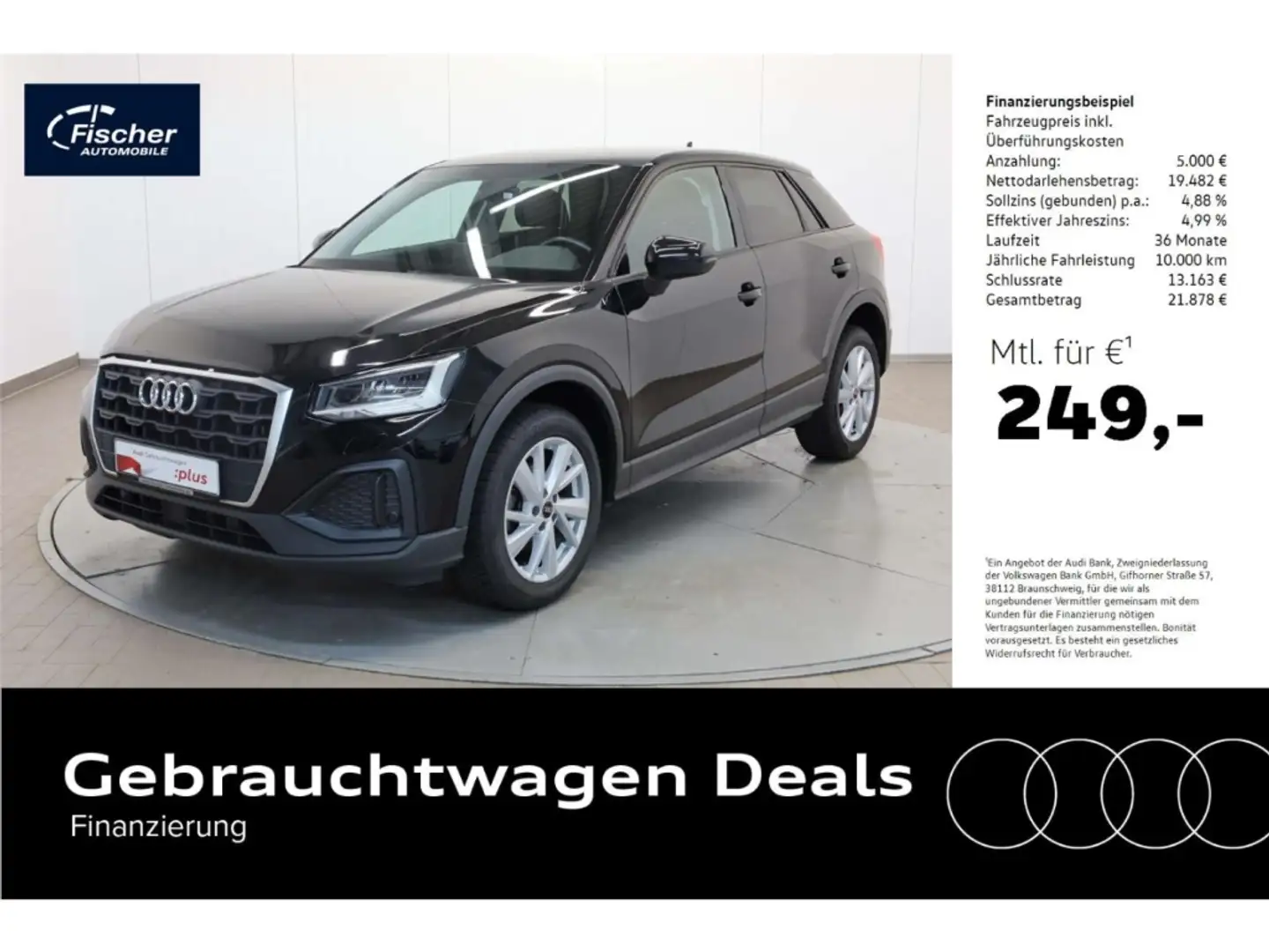 Audi Q2 35 TFSI S-Tronic NAV/ele.Heckkl./SH Siyah - 1