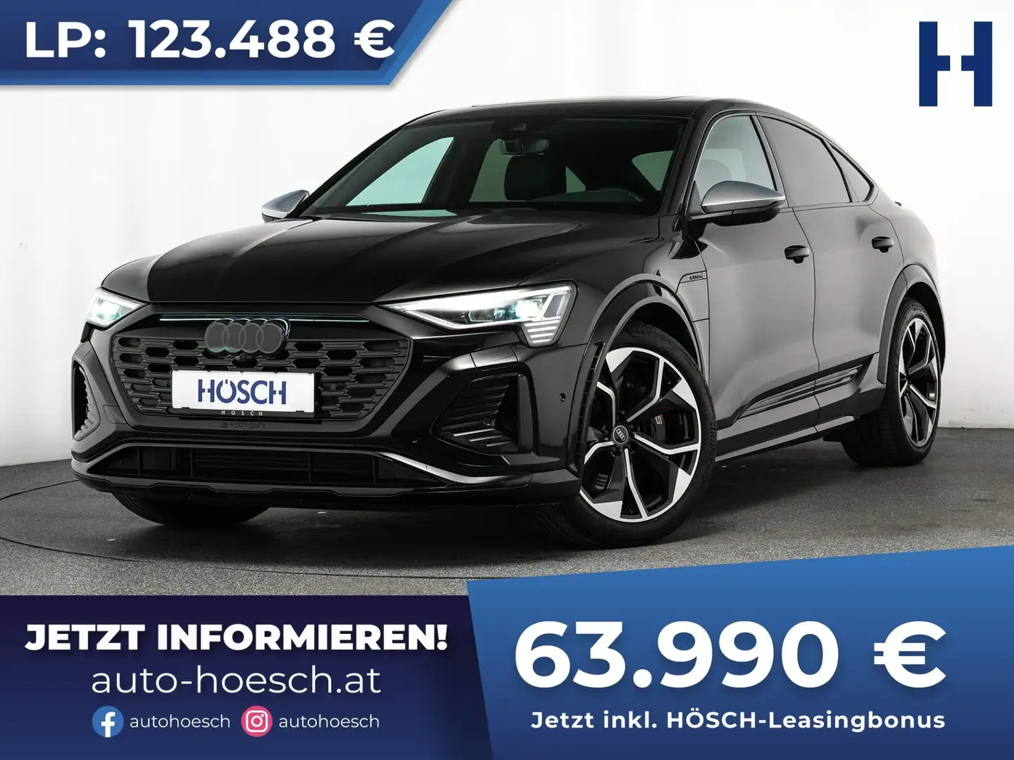 Audi Q8 e-tron SQ8 e-tron quattro 21" BLACK PANO B&O MATRIX WIE Schwarz - 1