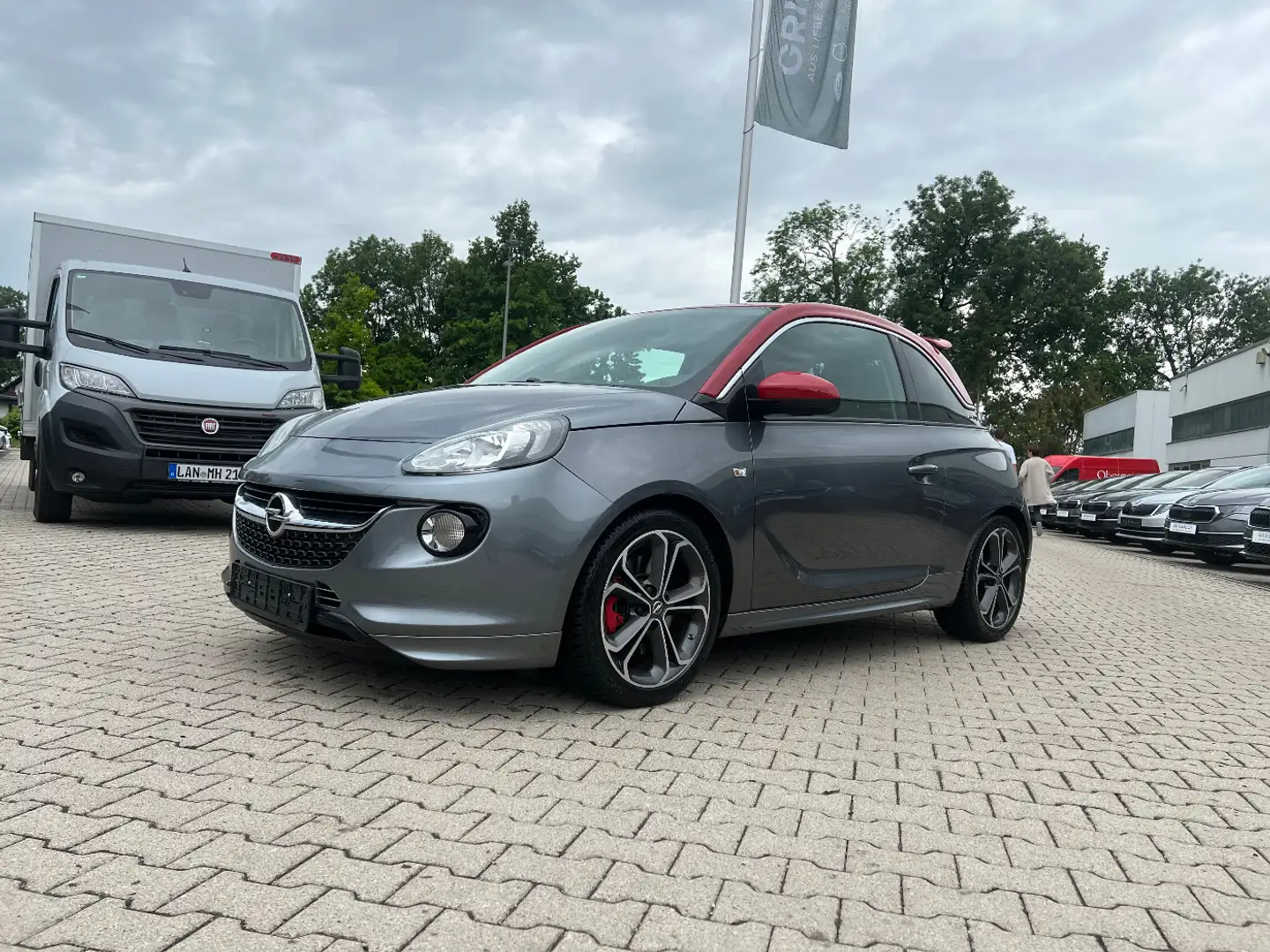 Opel Adam 1.4 Turbo S *Klimaauto PDC Alu Teilleder* Gri - 1