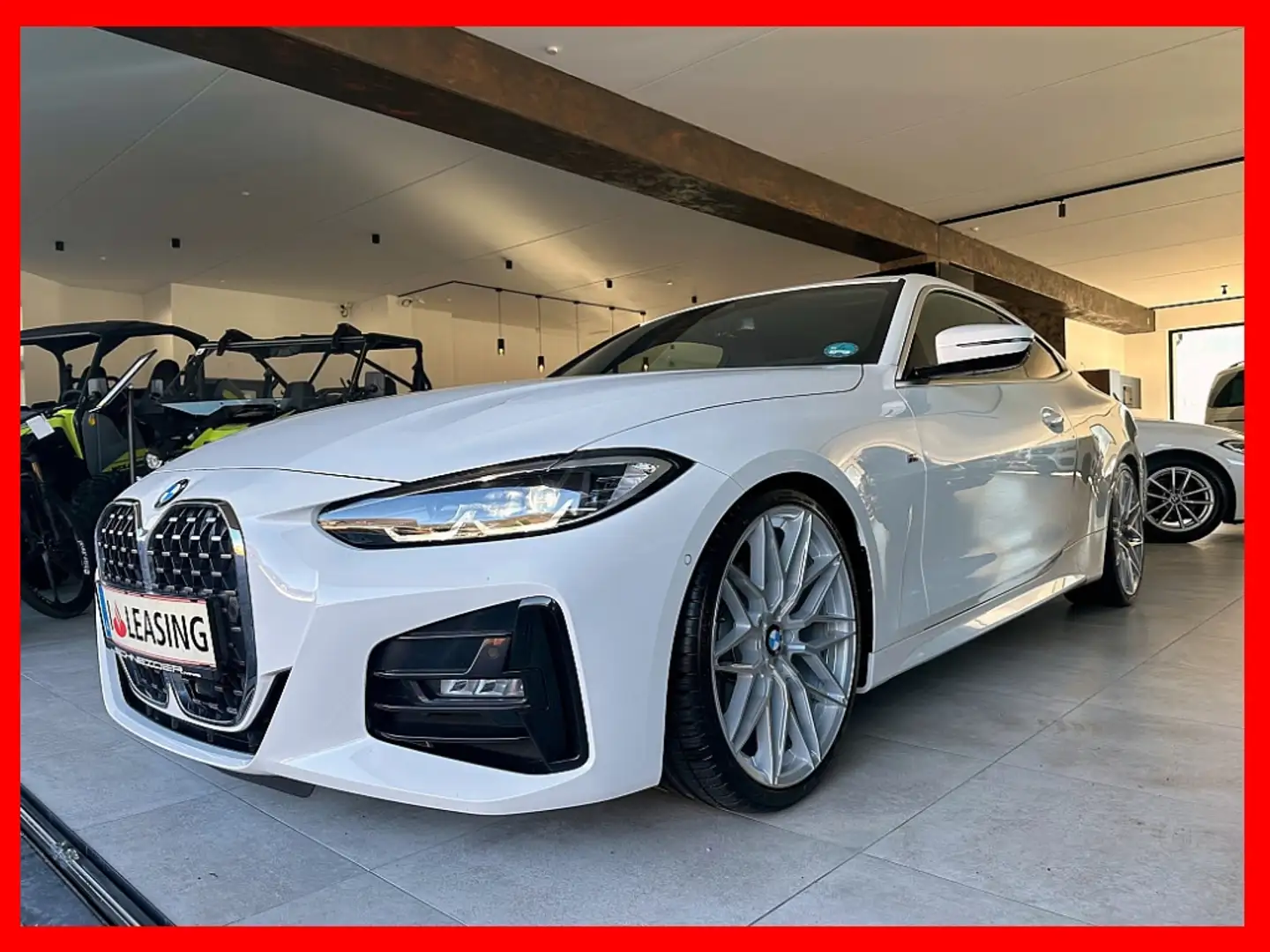 BMW 420 i Aut. M-SPORT* TOP* AHK* 20 ZOLL* GARANTIE/FIN... Weiß - 1