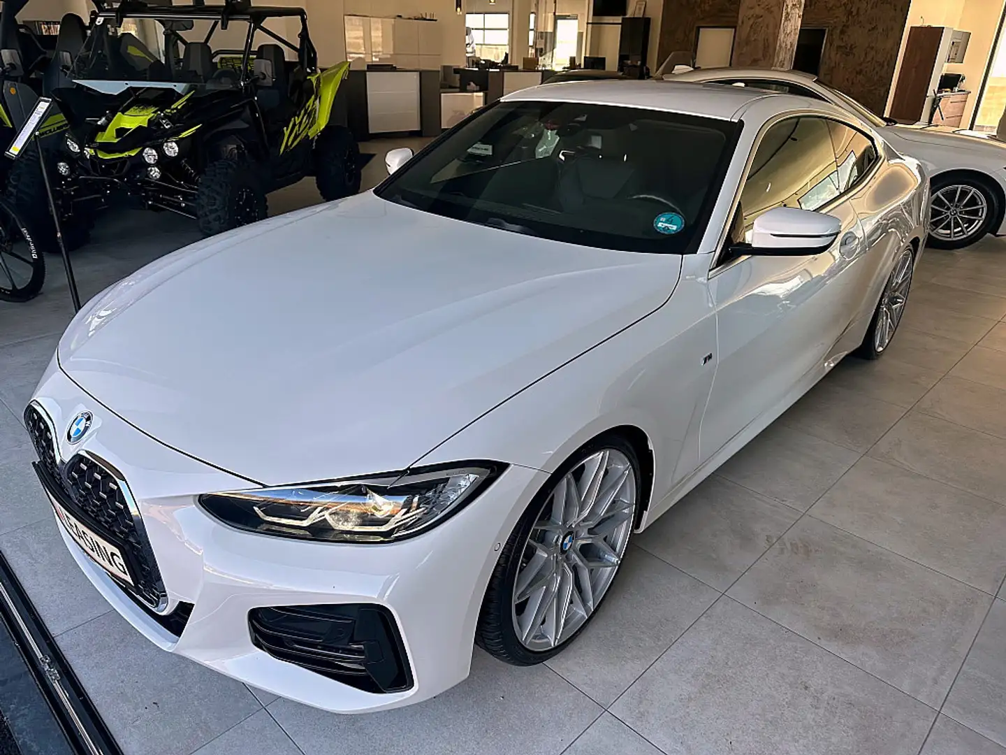 BMW 420 i Aut. M-SPORT* TOP* AHK* 20 ZOLL* GARANTIE/FIN... Bianco - 2