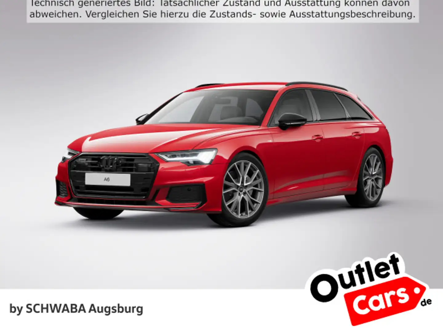 Audi A6 sport 50 TDI quattro tiptronic Rot - 1