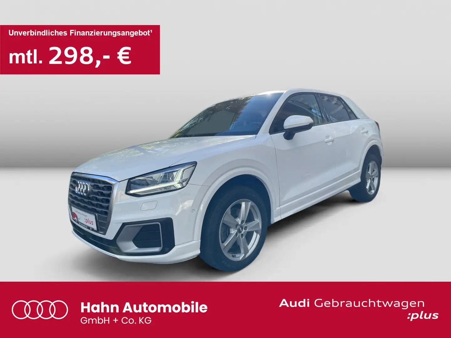 Audi Q2 1.4 TFSI S-tronic sport Navi LED AHK CAM ACC Blanc - 1