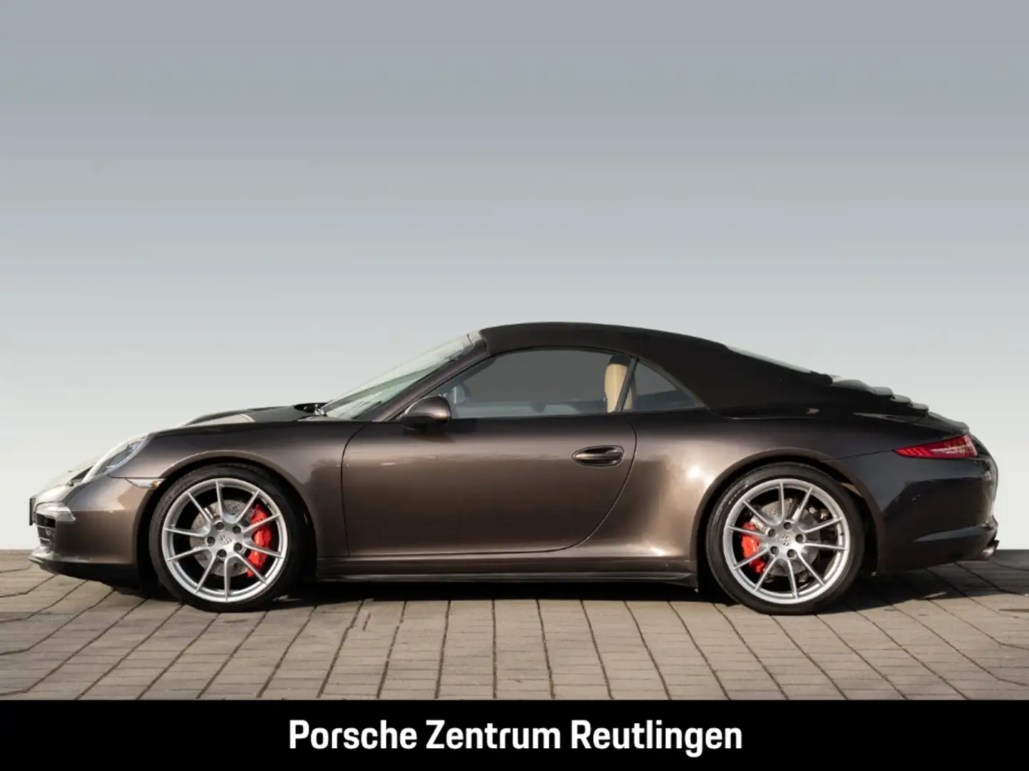Porsche 991 911 Carrera 4S Cabriolet Sport Chrono PDLS Brun - 2