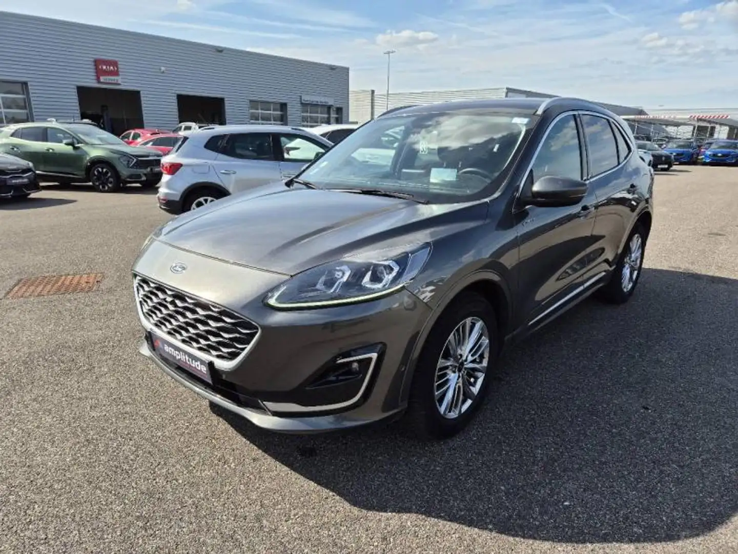 Ford Kuga 1.5 EcoBlue 120ch Vignale Powershift Gris - 1
