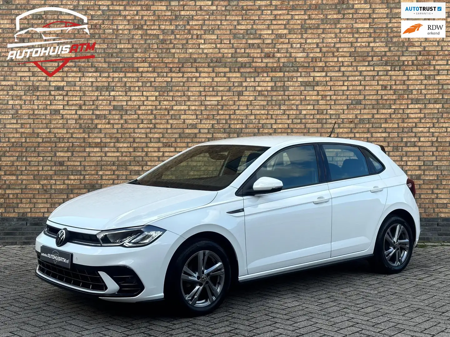 Volkswagen Polo 1.0 TSI 2x R-Line Virtual Acc Stoelvw Led Climatr Wit - 1