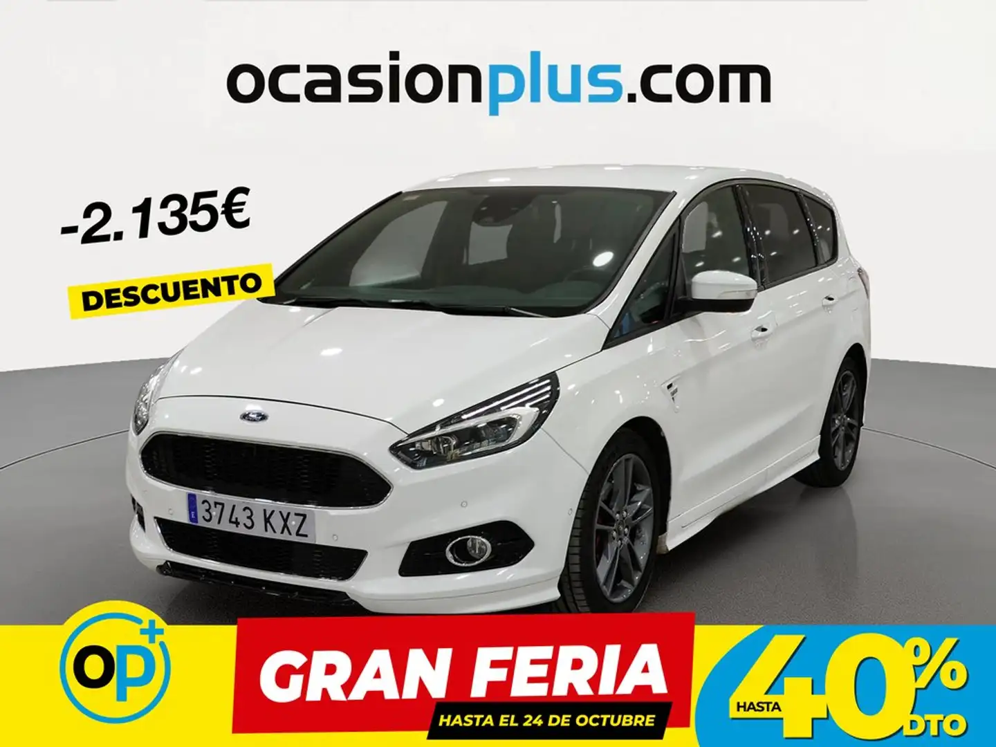 Ford S-Max 2.0TDCi Panther Bi-turbo ST-Line PS 240 Blanco - 1
