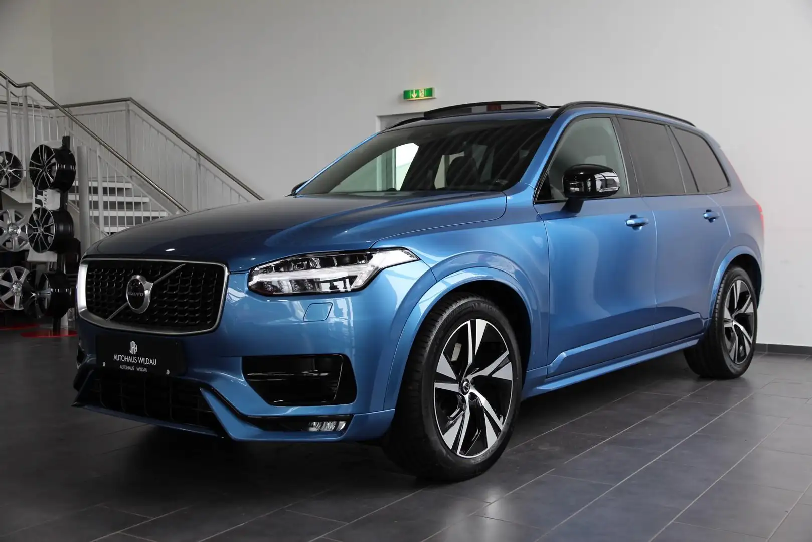 Volvo XC90 R Design AWD *PANO*AHK*LED*B&W* Azul - 2