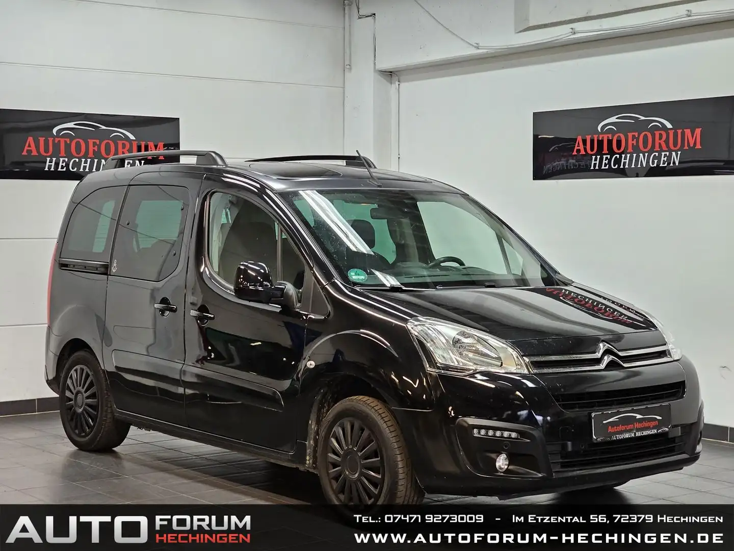 Citroen Berlingo Kombi 1.Hand Panoramadach Navi Tüv Neu Noir - 1