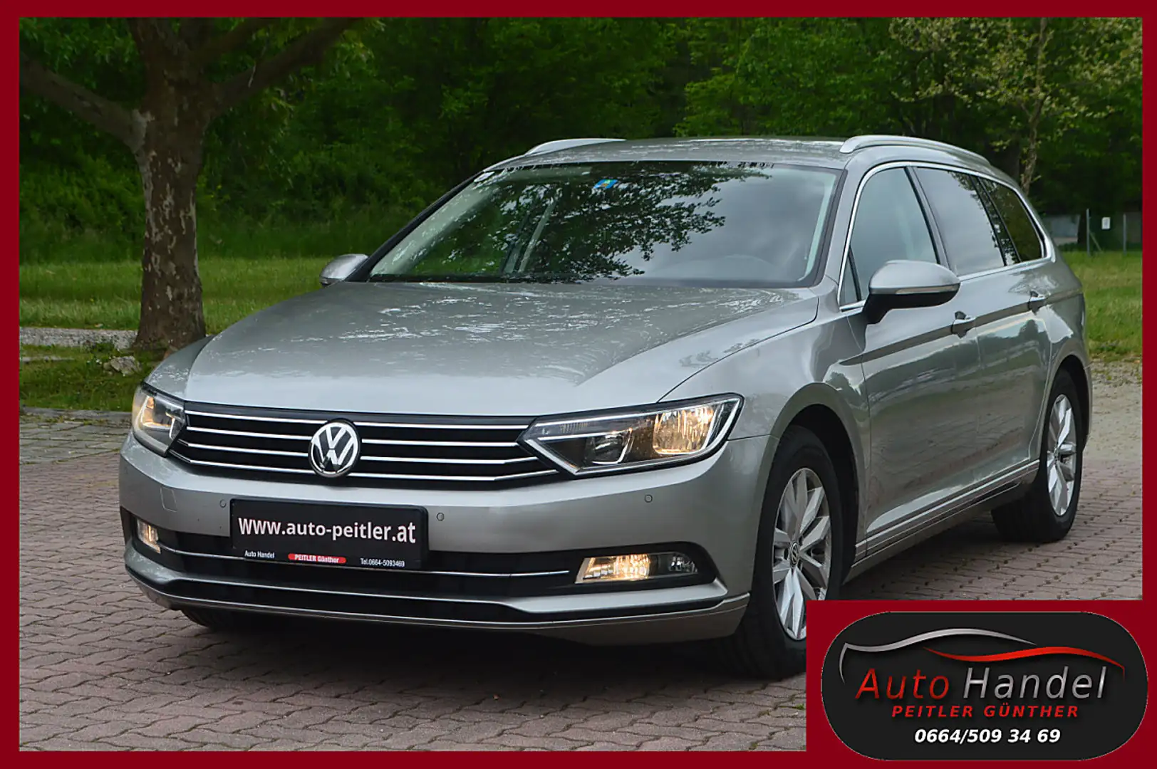 Volkswagen Passat Variant 1,6 TDI DSG+NAVI+SHZ+PDC+ Grau - 1
