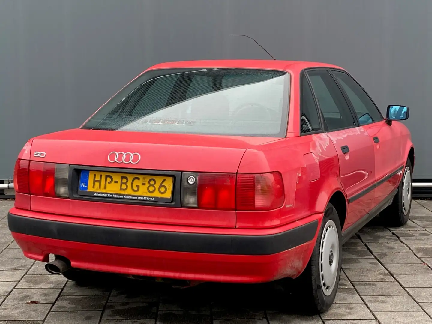 Audi 80 BWJ 1994 | 1.6 E 71PK basis APK TOT 03-09-2026 Roşu - 2