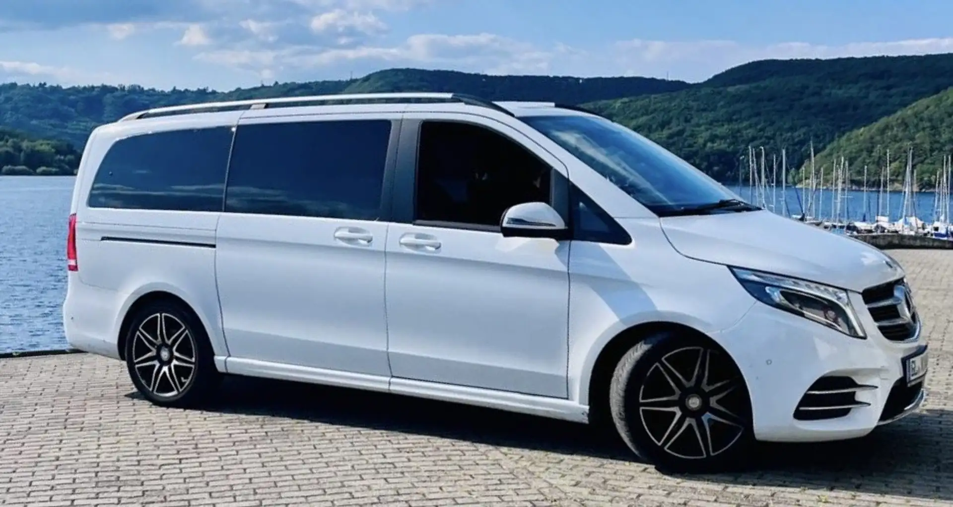 Mercedes-Benz V 220 ☀️TOP ausgestattet: V 250 d AMG AHK☀️ Blanco - 1