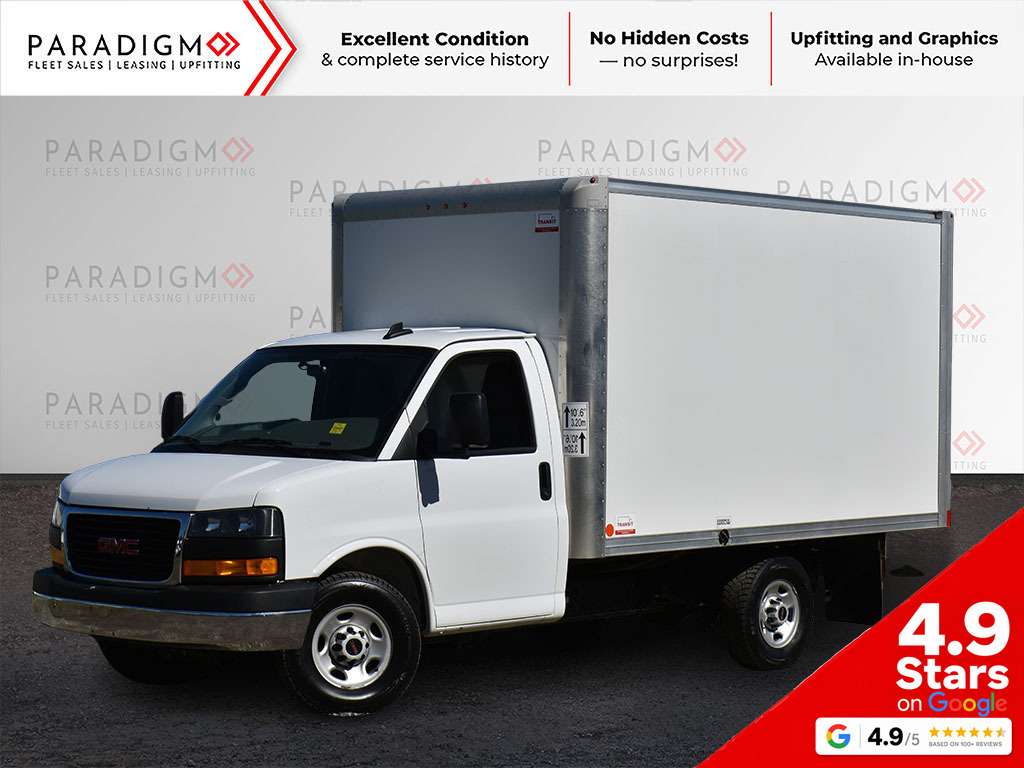 White 2025 GMC Savana Chassis Van Rear-Wheel Drive 8-Speed Automatic