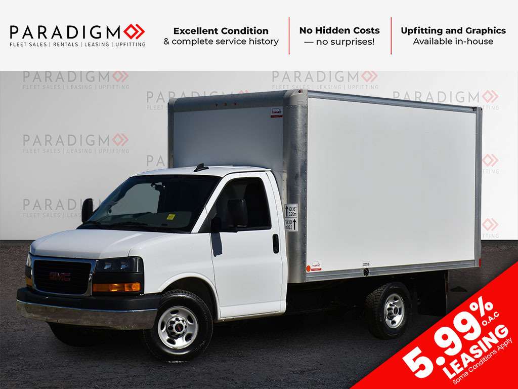 White 2025 GMC Savana Chassis Van Rear-Wheel Drive 8-Speed Automatic