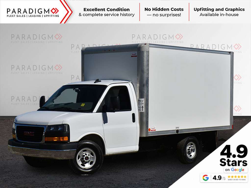 White 2025 GMC Savana Chassis Van Rear-Wheel Drive 8-Speed Automatic