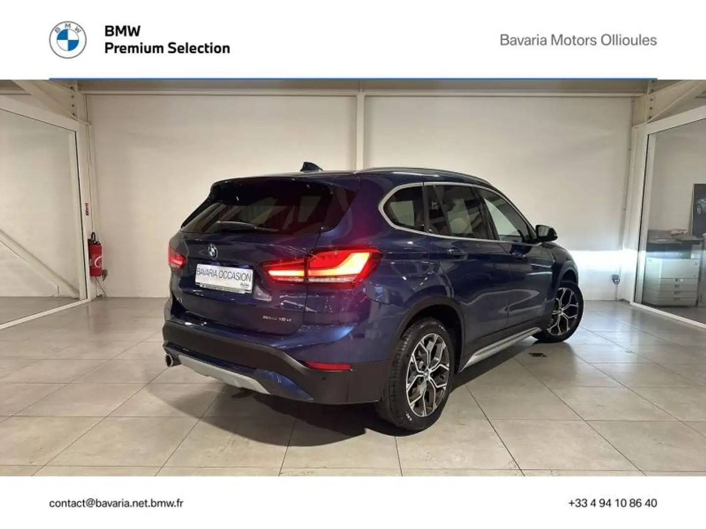 BMW X1 sDrive16dA 116ch xLine DKG7 Bleu - 2