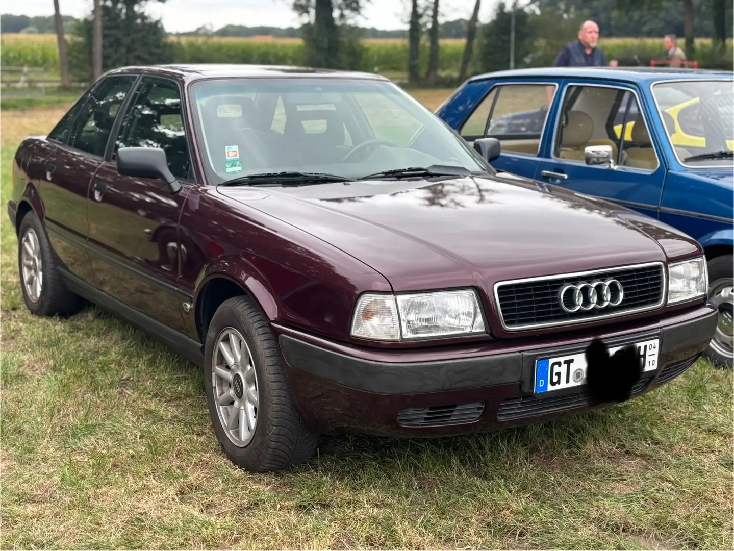 Audi 80 gepflegt und mit H-Zulassung Rot - 1
