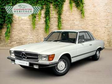 Mercedes Benz SLC mit Stahlschiebedach und Servo