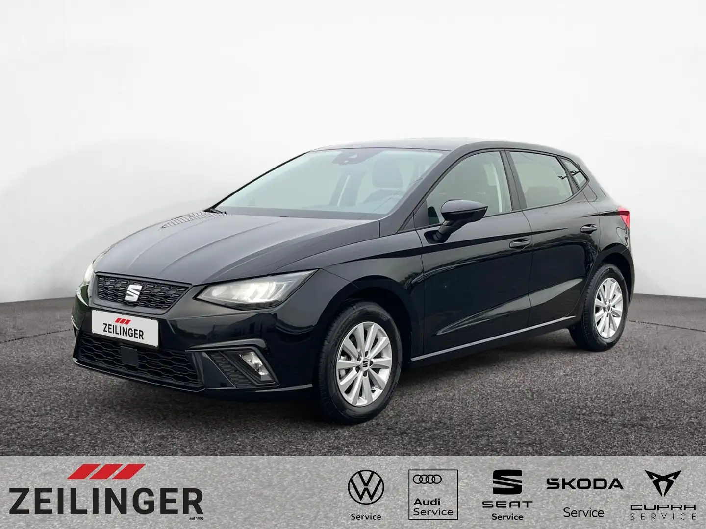 SEAT Ibiza Reference 1.0|5-J-GAR|FULL LINK|SHZ|GRA Schwarz - 1