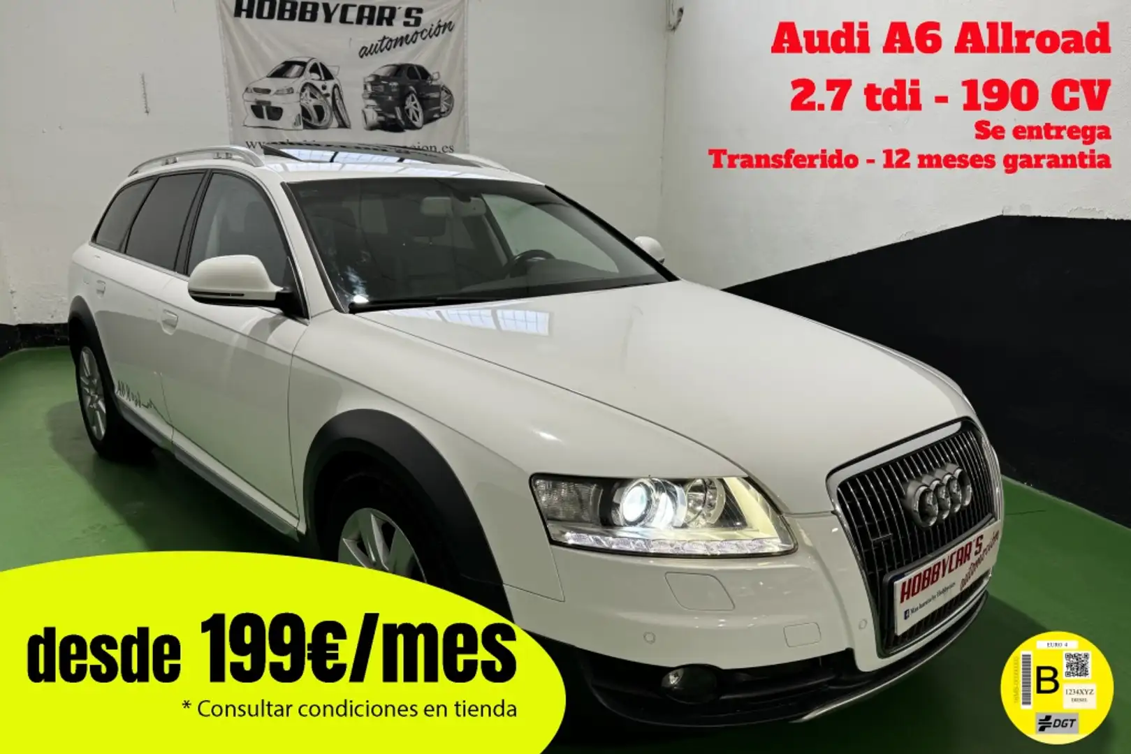 Audi A6 Avant 2.7TDI quattro Tiptronic Weiß - 1