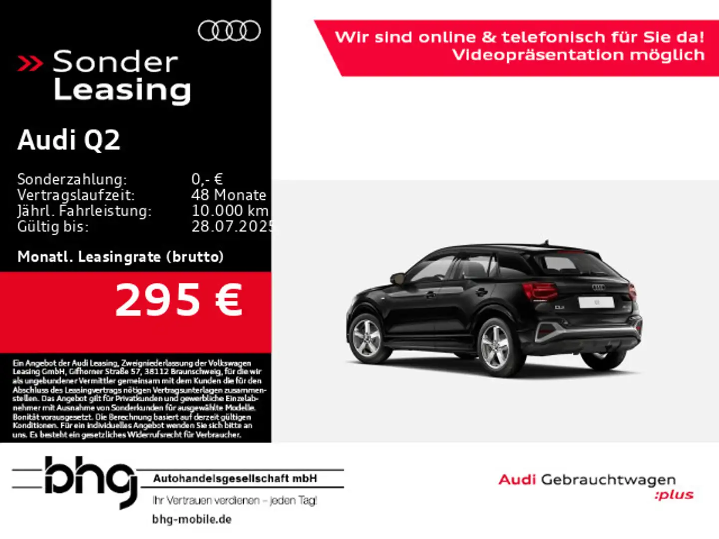 Audi Q2 35 TDI S-tronic S-Line Navi Keyless Sportsitz Schwarz - 1