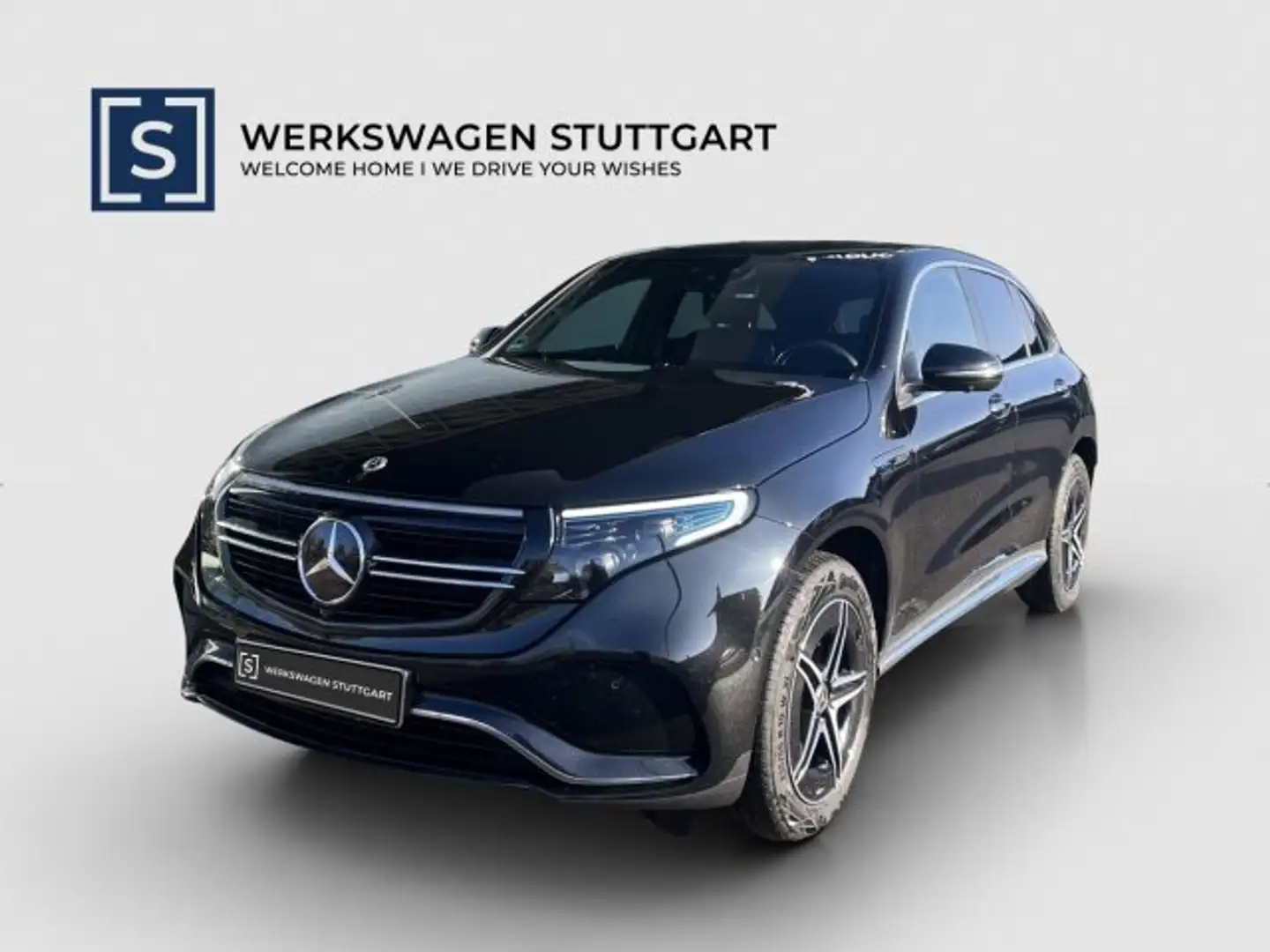 Mercedes-Benz EQC 400 EQC 400 4M AMG Distronic 360° AHK Sounds. SHD Schwarz - 1