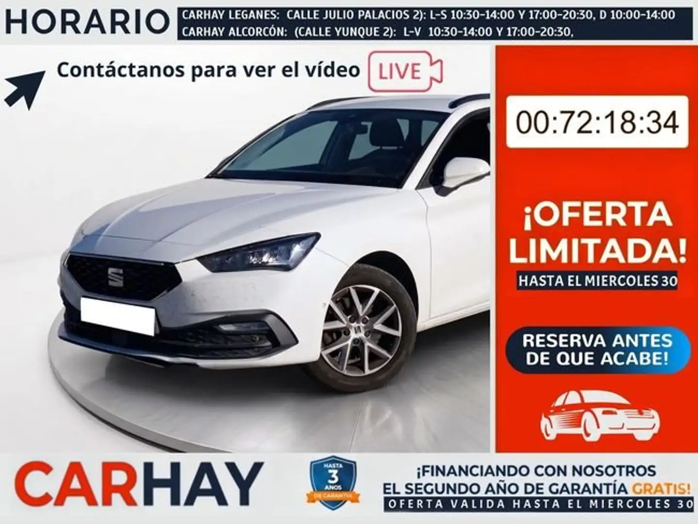 SEAT Leon SP 2.0 TDI 85kW Style Go Blanco - 1