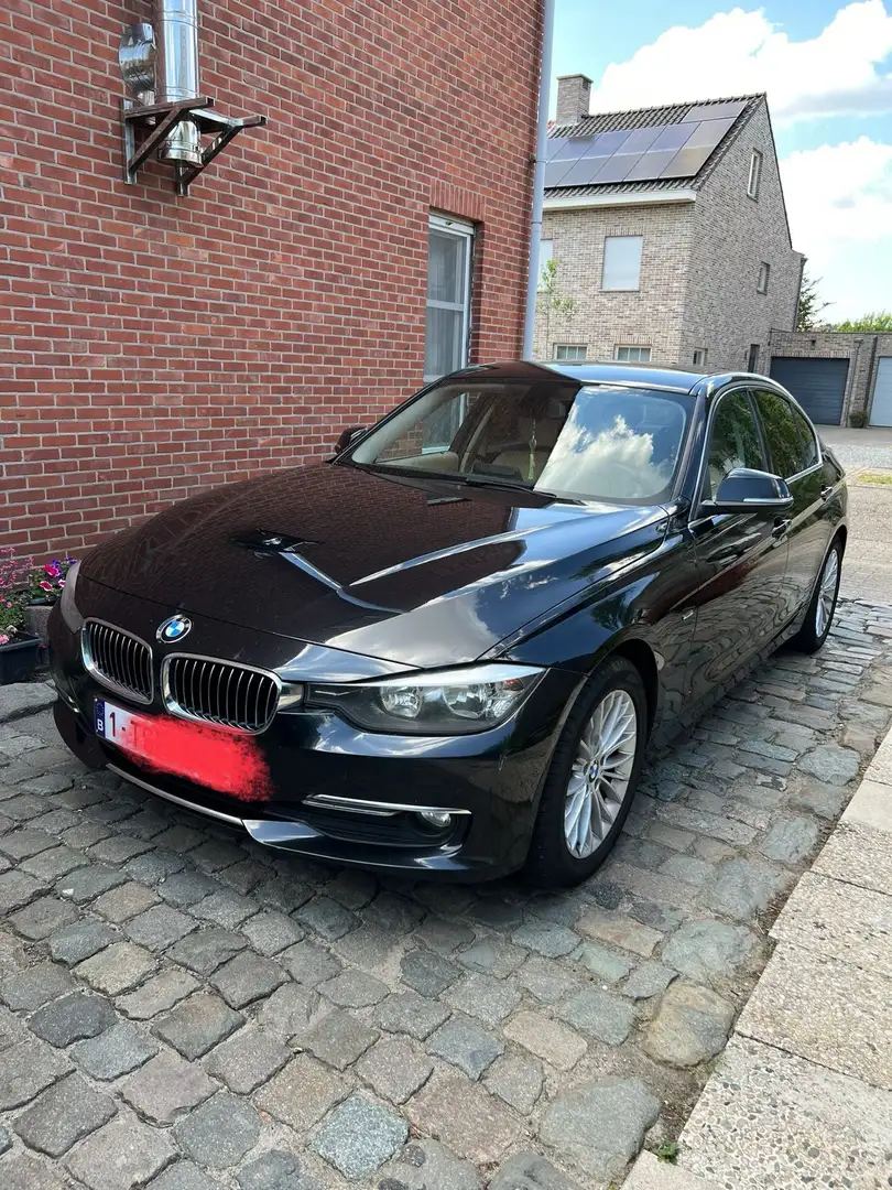 BMW 316 316d Aut. Luxury Line Zwart - 1