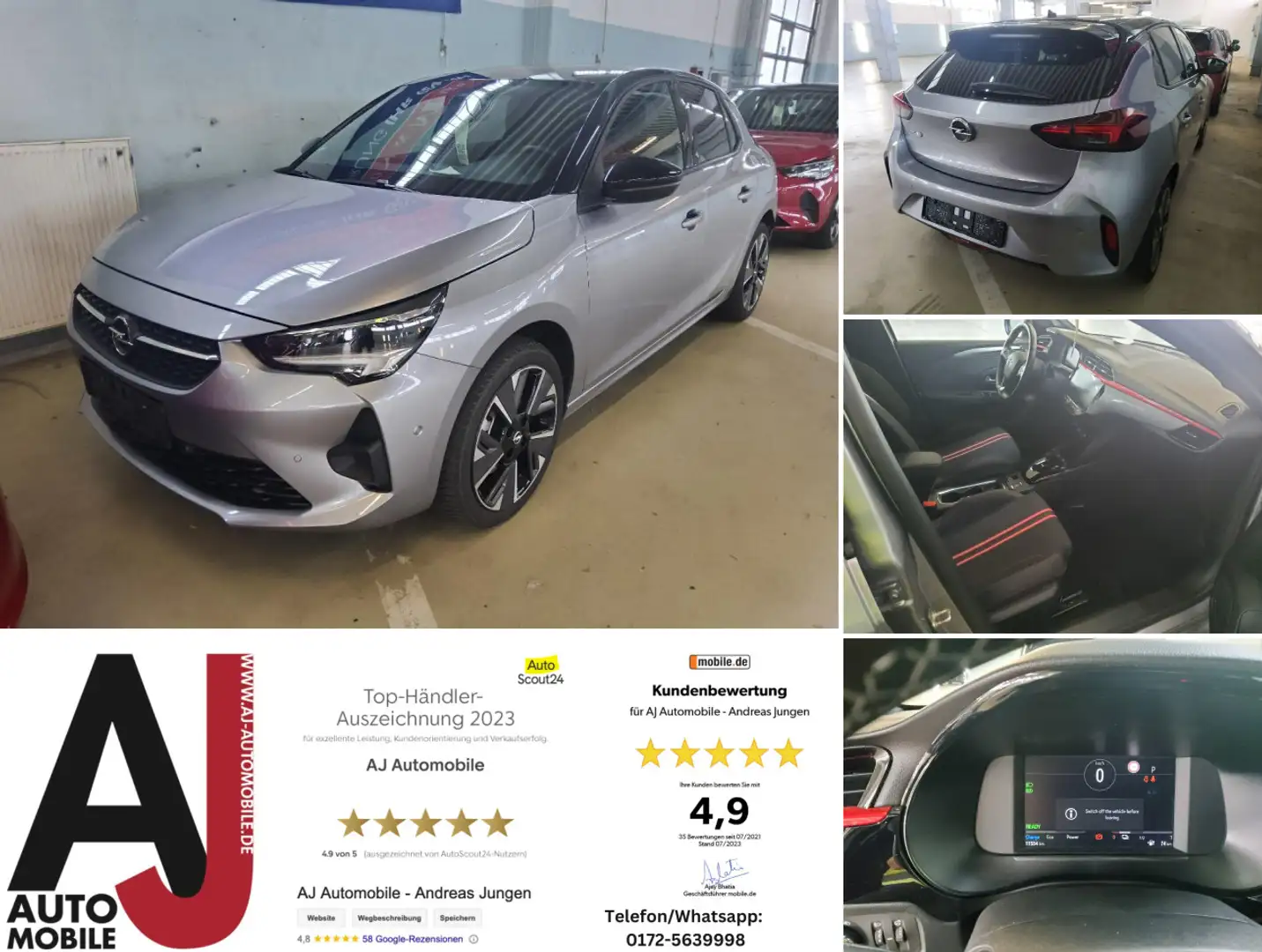 Opel Corsa-e GS Line 1.Hand//Navi/Sitzheizung e GS Line Grau - 1