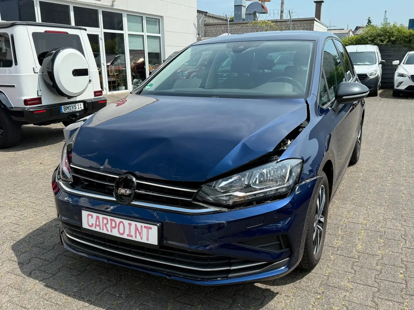 Volkswagen Golf Sportsvan VII IQ.DRIVE KLIMA/SHZ/PDC/ALU Modrá - 1